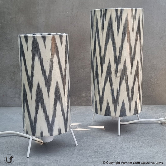 IKKAT ZIGZAG LAMP (single)