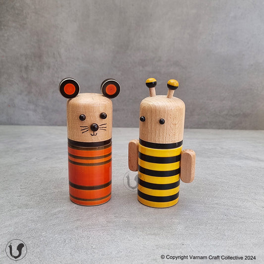 PAWSTON n BUMBLEDORE Salt pepper set