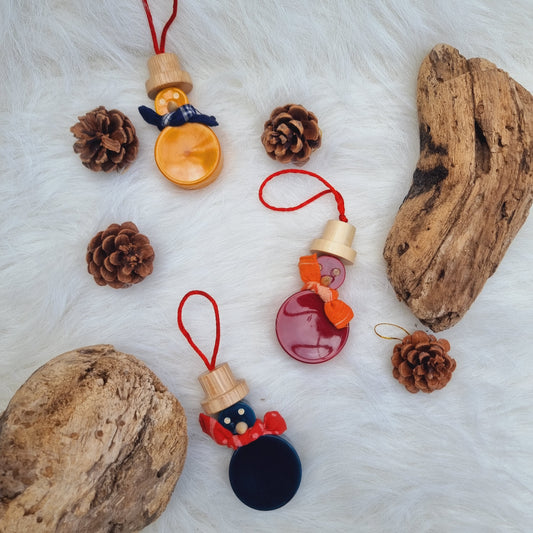 FLAKY SNOWMAN HANGERS (single)