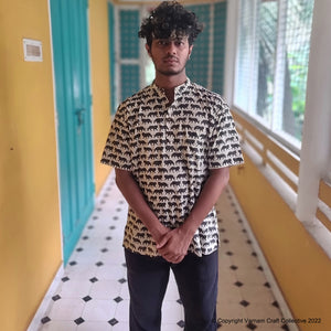 BAGH in black (short kurta)