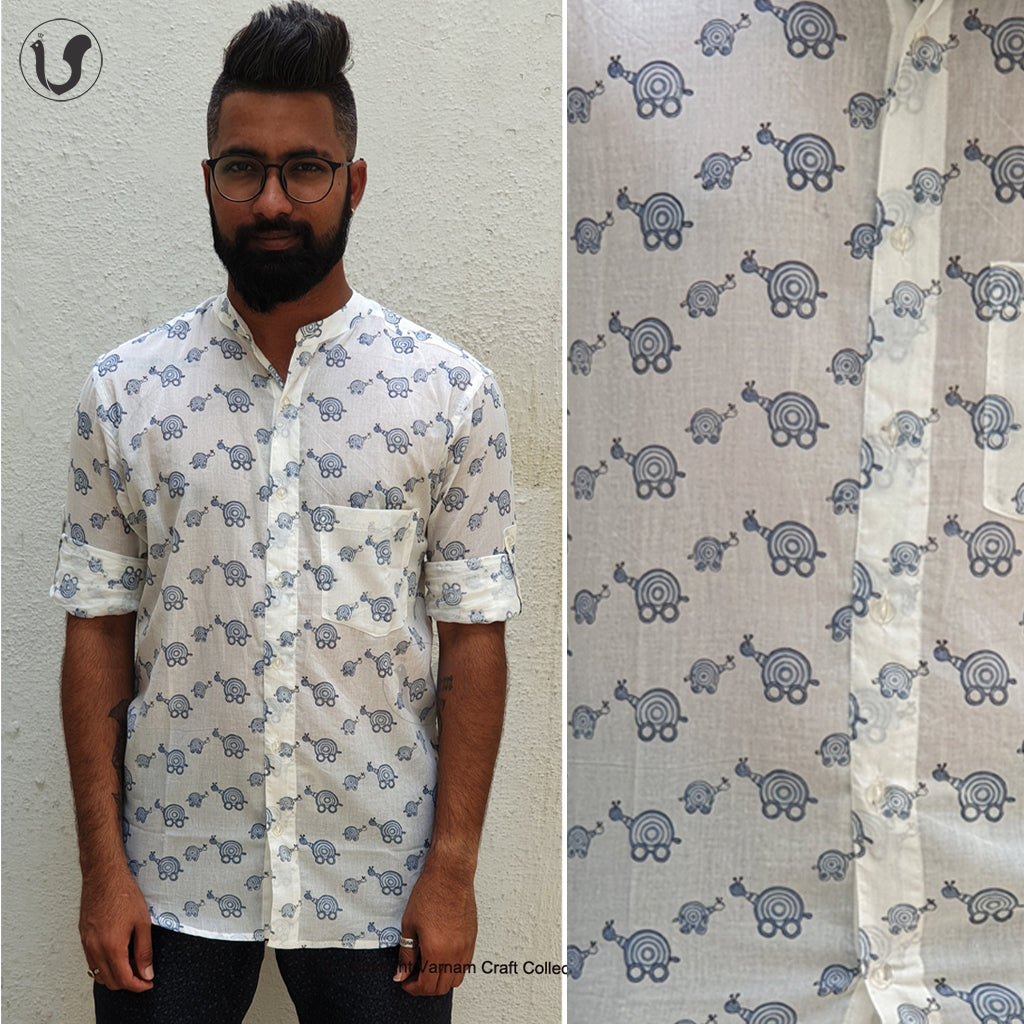 SLIPPY SLOPS snails in Blue (full sleeves)