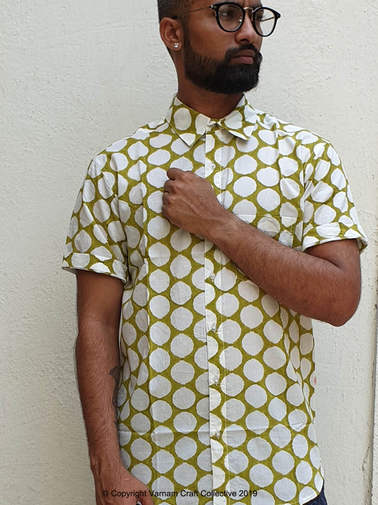POLKA GREENS (half sleeves)
