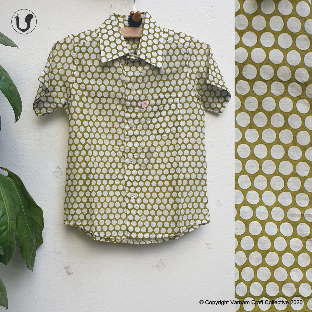 SMALL POLKA in light Green (Kids)