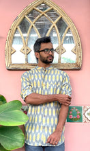 Load image into Gallery viewer, GREY YELLOW IKAT (full sleeves)
