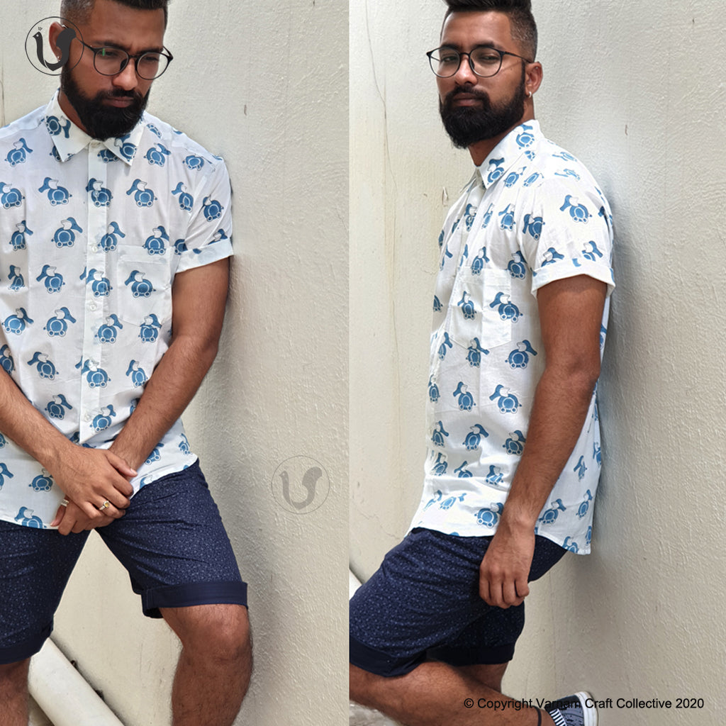 JUMBOS in Blue (half sleeves)