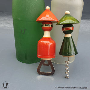 the MADHATTERS bottle-cork opener set (pair)