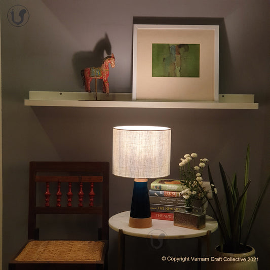 SLANT Blue ~ 10" Blue stripes (M)