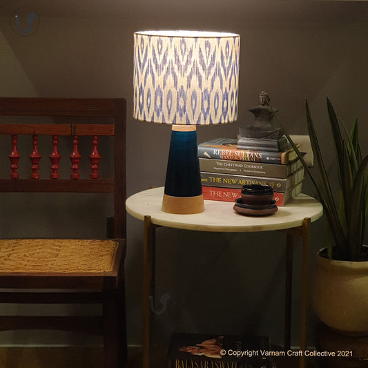 SLANT Blue ~ 10" Uzbek Blue Ikat (M)