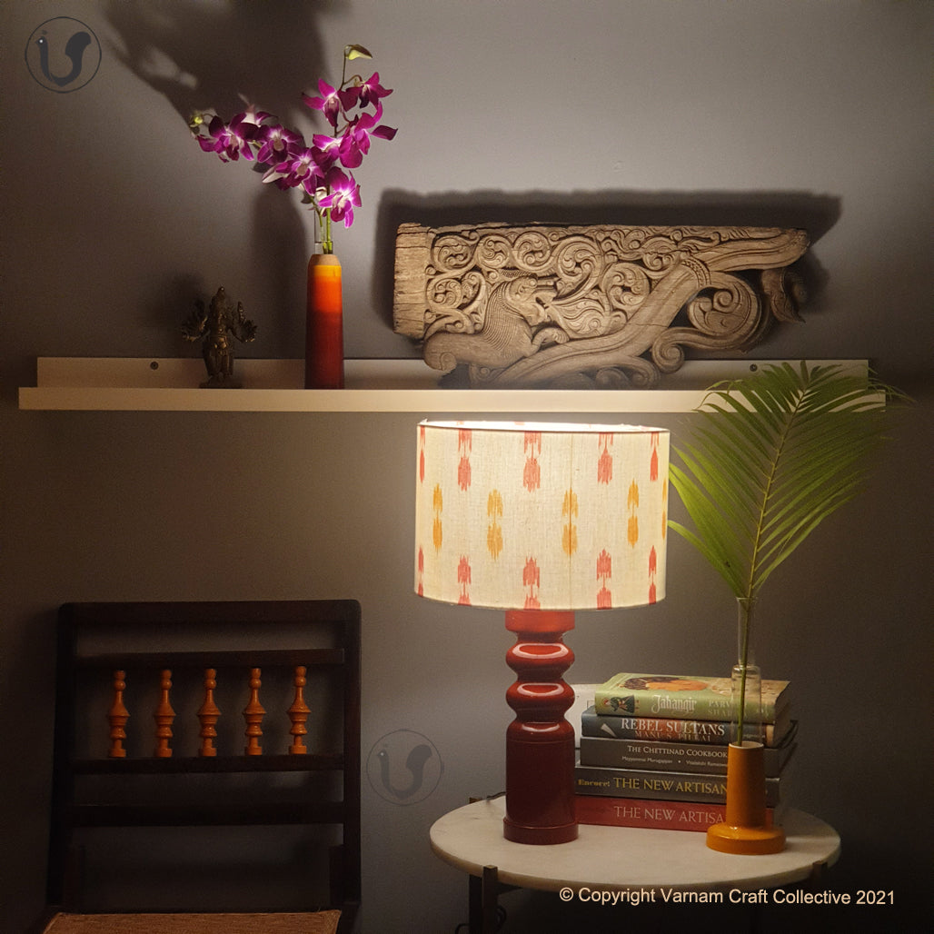 STHAMB Red ~ 12" Orange Yellow IKAT