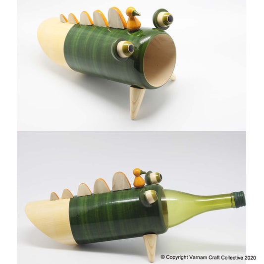 SNAPPY THE CROC wine bottle holder