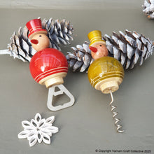 Load image into Gallery viewer, FLAKY SNOWMAN bottle-cork opener set
