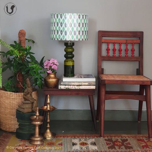 STHAMB Green ~ 12" Green Grey IKAT