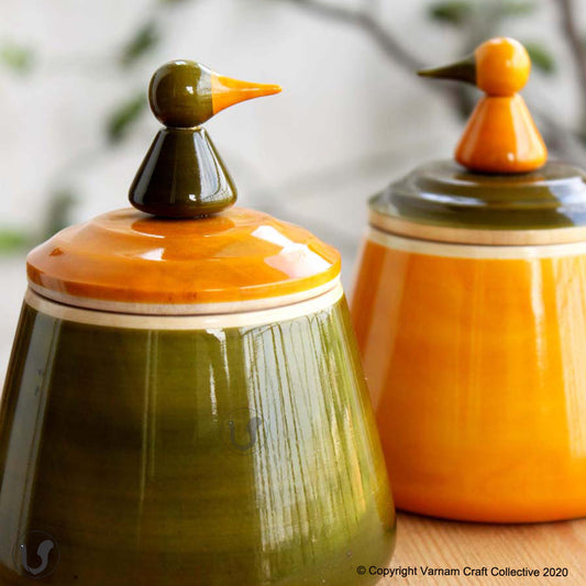 KURUVI knick-knack boxes (pair)