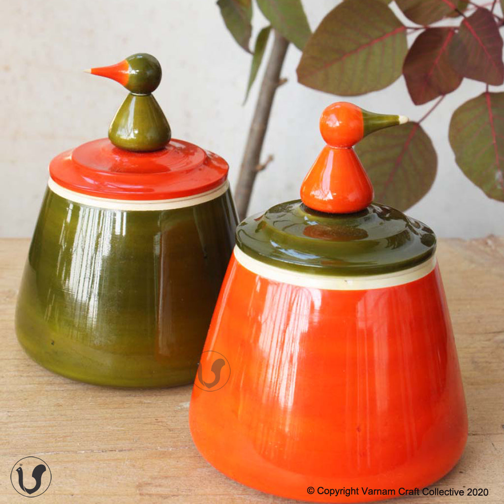 KURUVI knick-knack boxes (pair)