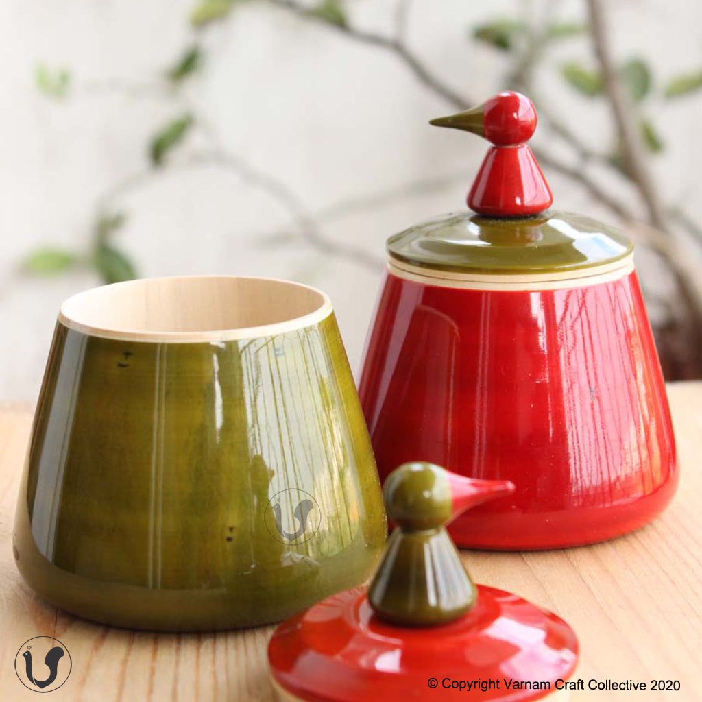 KURUVI knick-knack boxes (pair)
