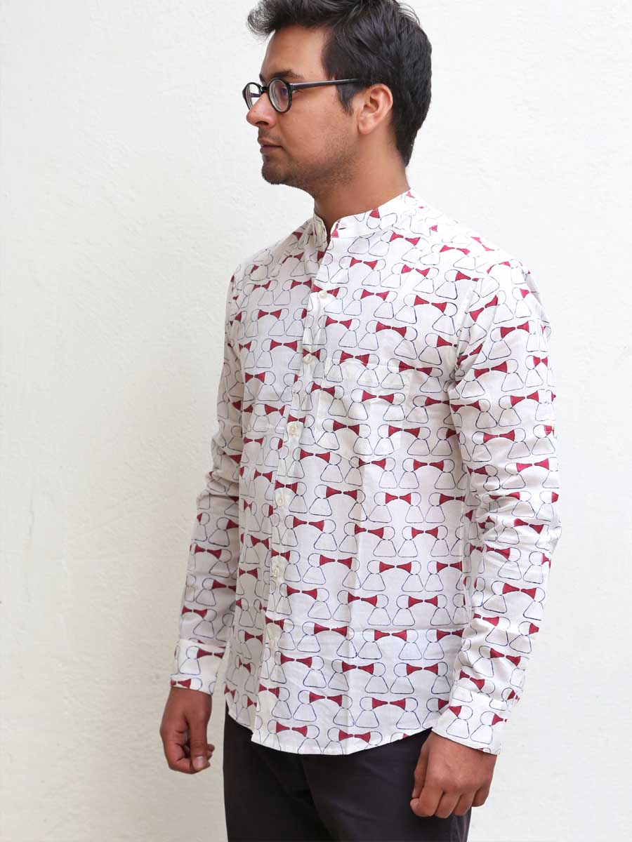 KURUVIS in Indigo Red (full sleeves)