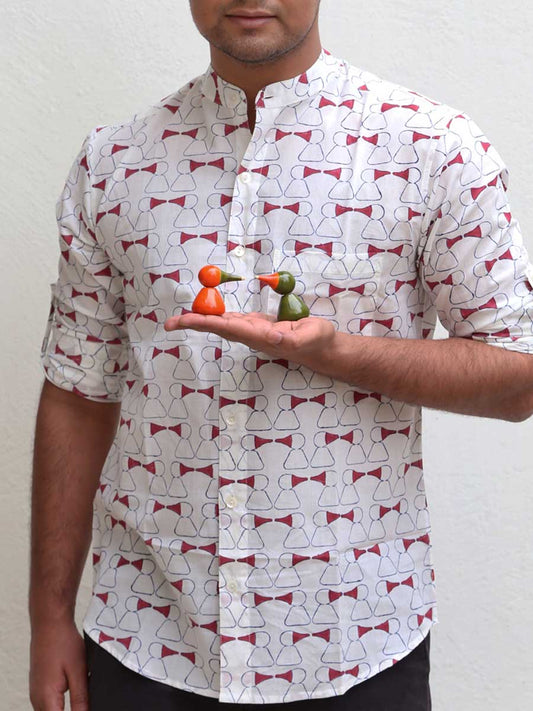 KURUVIS in Indigo Red (full sleeves)