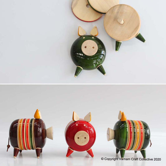 OINKSTON 4 COASTER SET