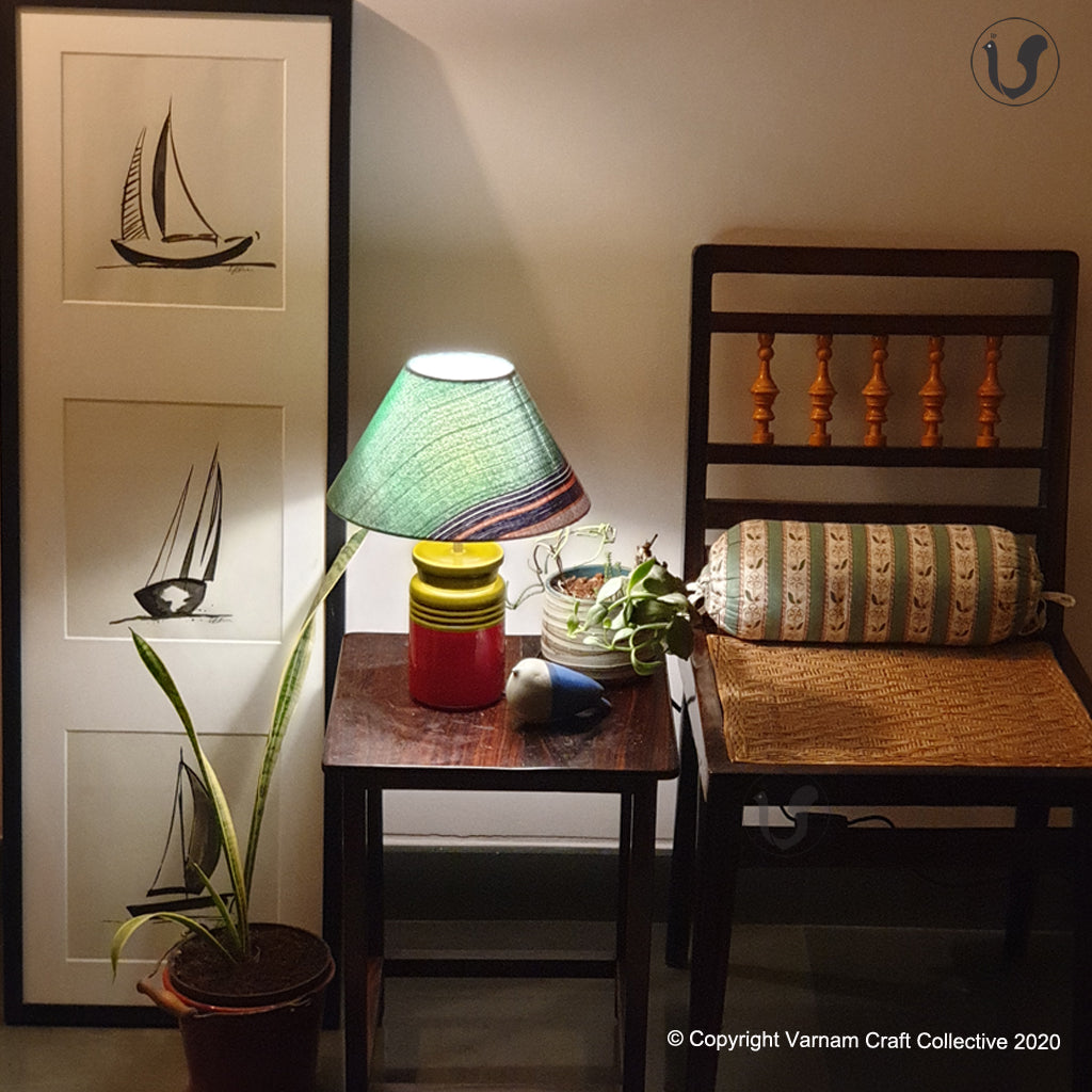 BARNI BASE ~ 10" Green KHANA CONE