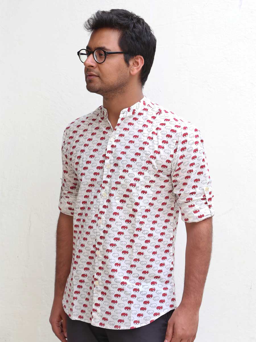 OINKSTONS in red-black (full sleeves)