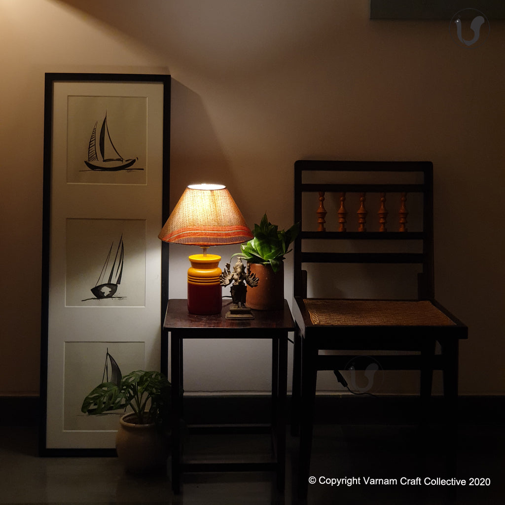 BARNI BASE ~ 10" Yellow KHANA CONE