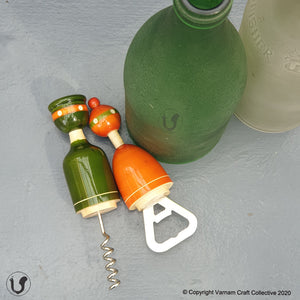 the TOPIWALAS bottle-cork opener set (pair)