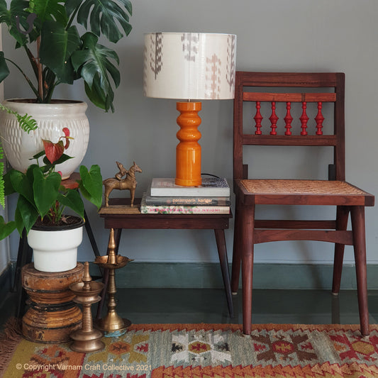 STHAMB Mustard ~ 12" brown grey IKAT